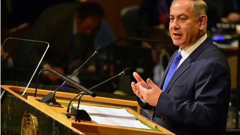 נתניהו בנאומו