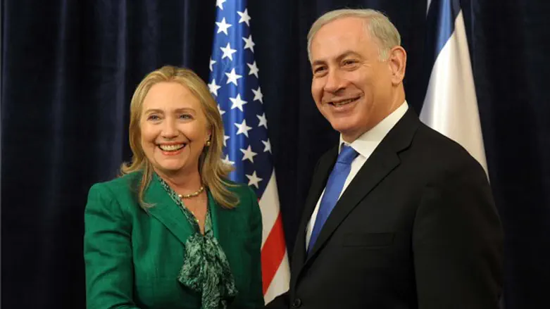 Нетаньяху и Клинтон (Архив)