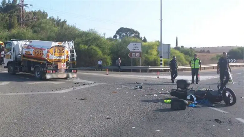 התאונה סמוך לקרית גת