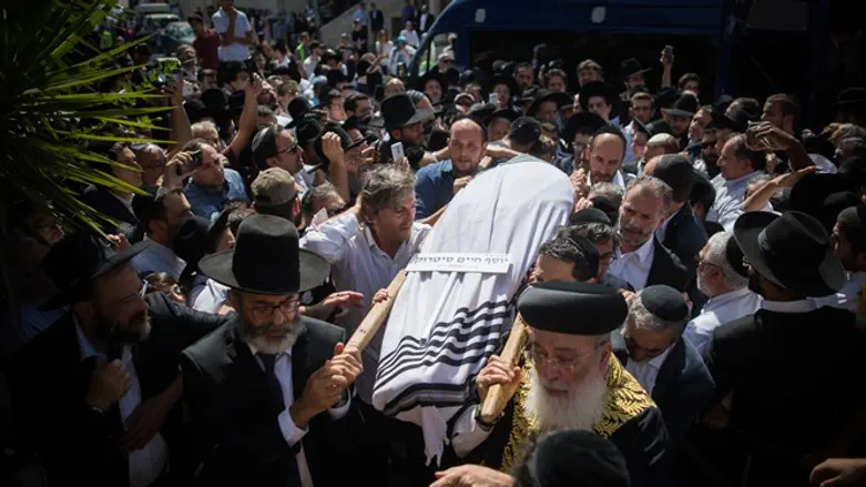 Похороны рабби Йосефа Хаима Ситрука (זצ"ל)