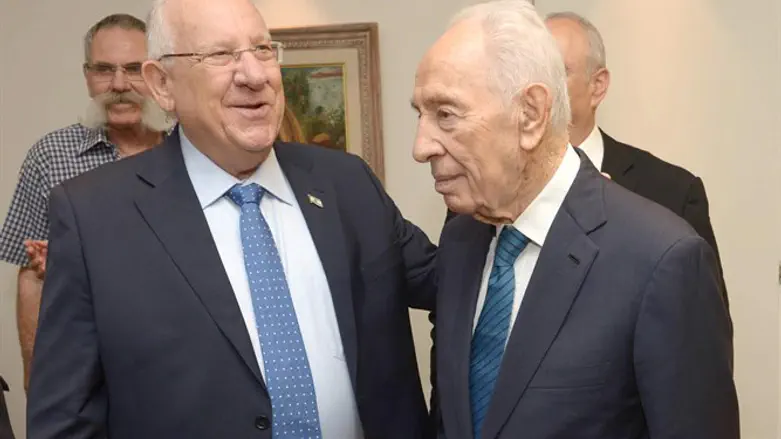 Шимон Перес (ז"ל) и Реувен Ривлин