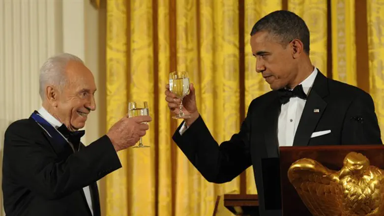 Шимон Перес и Барак Обама