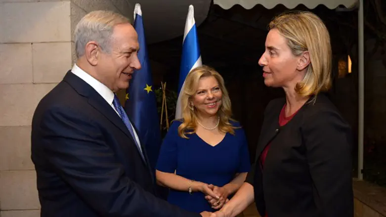 Биньямин Нетаньяху и Федерика Могерини