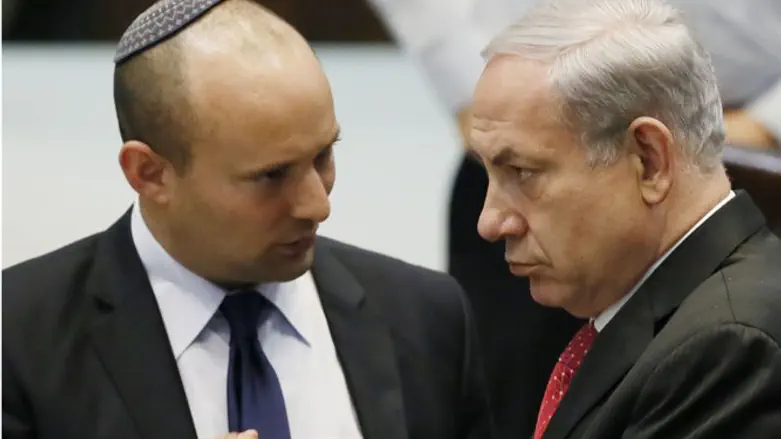 בראש. בנט ונתניהו