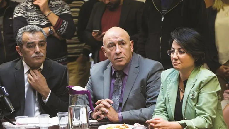 חנין זועבי, באסל גטאס וג'מאל זחאלקה