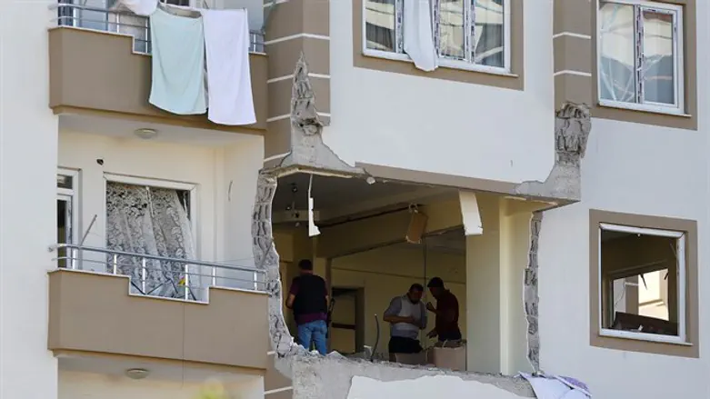 Aftermath of blast in Gaziantep