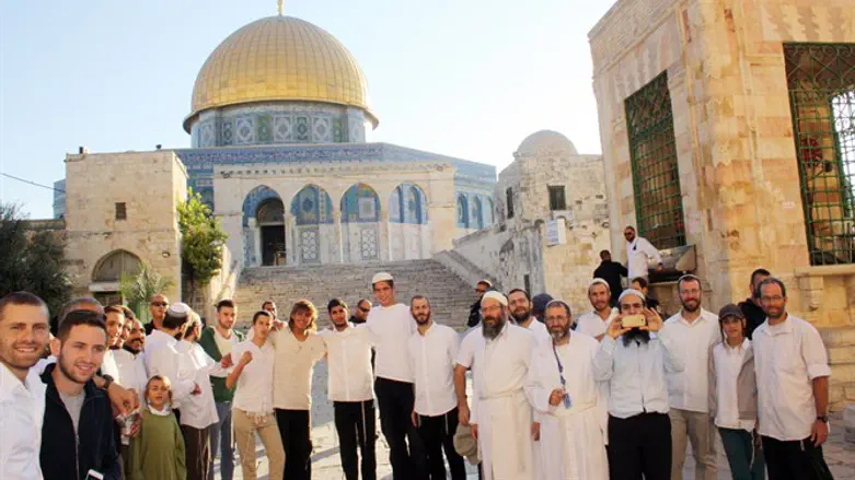 היחס השתפר. עולים להר בחג הסוכות