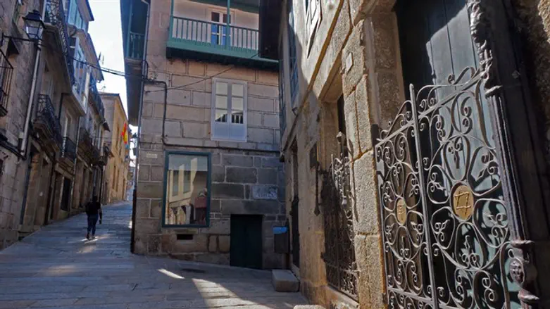  Old synagogue in the Spanish town of Ribadavia