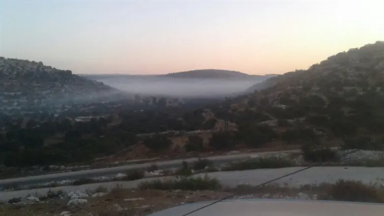 העשן מהמפחמות