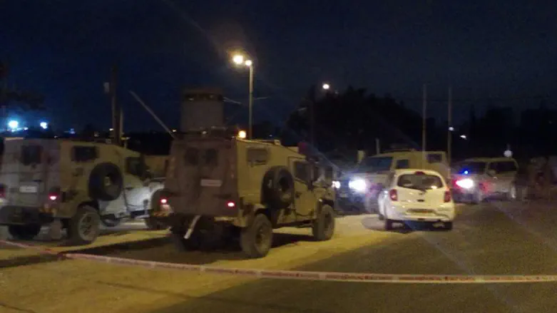 Scene of terrorist attack near Beit El