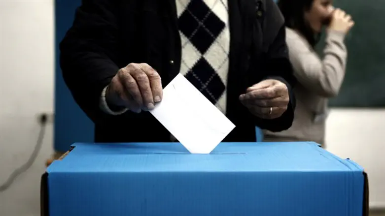 Voting at the ballot box