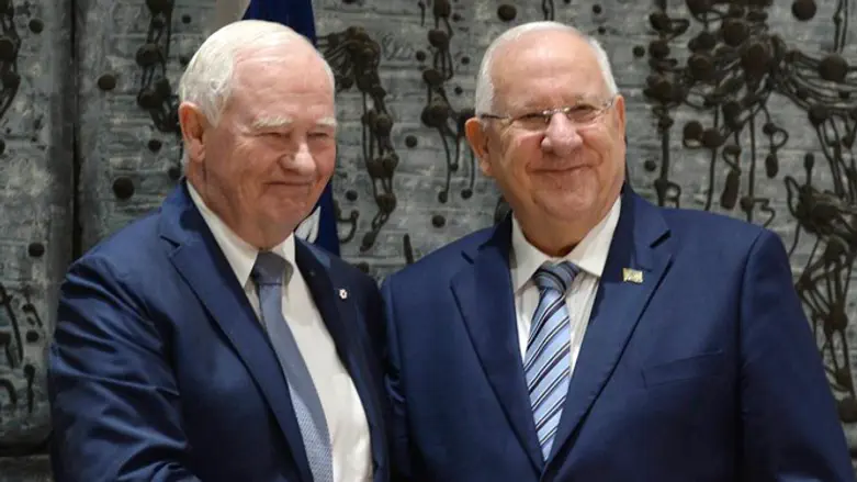 פגישת הנשיא עם מושל קנדה 