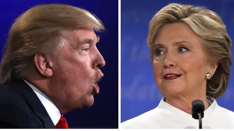 הילארי קלינטון ודונלד טראמפ
