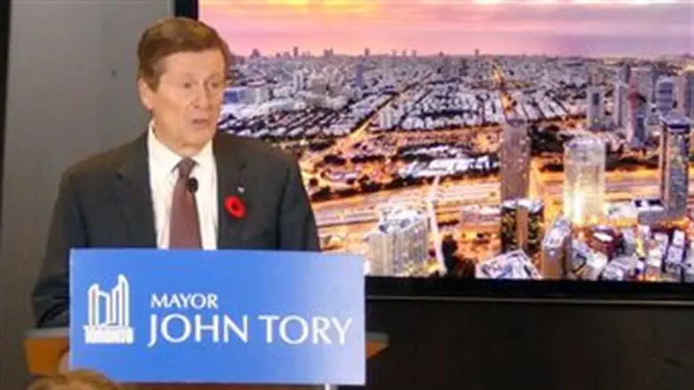 ראש עיריית טורונטו ג'ון טורי