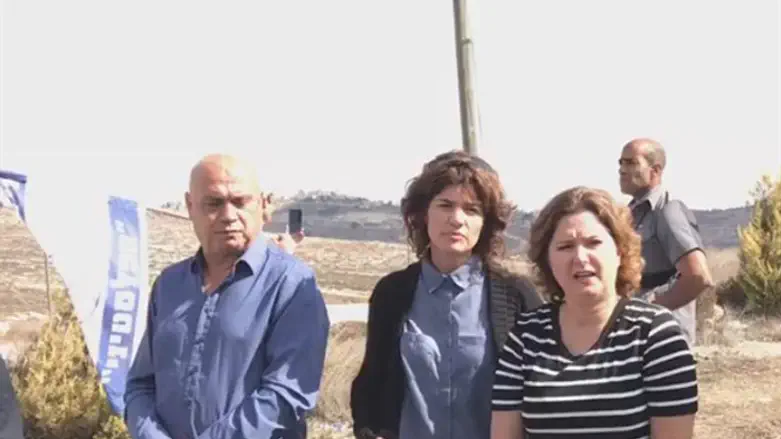 Депутаты и активисты "Мерец" в поселении Амона