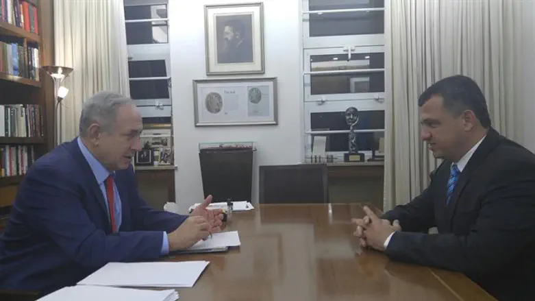 Netanyahu and Shama today