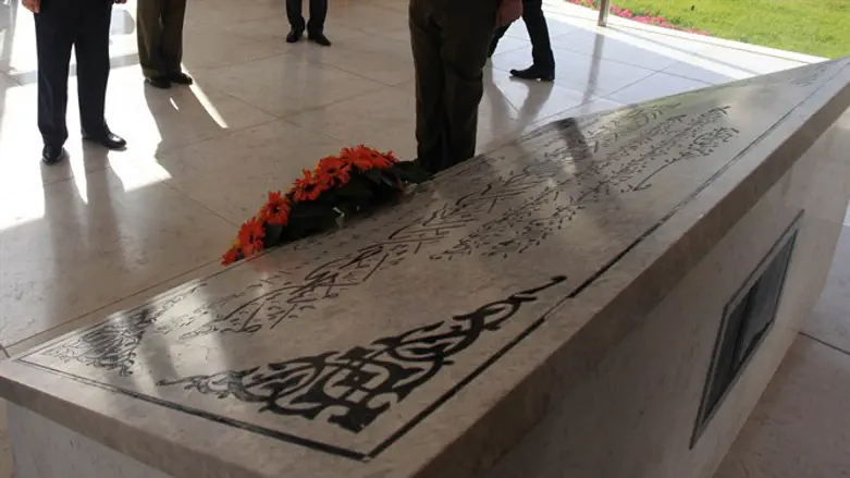 קברו של ערפאת ברמאללה. ארכיון