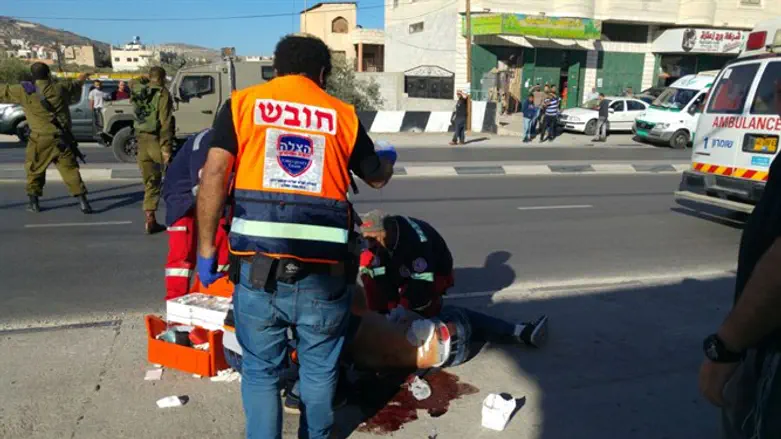 Scene of stabbing attempt