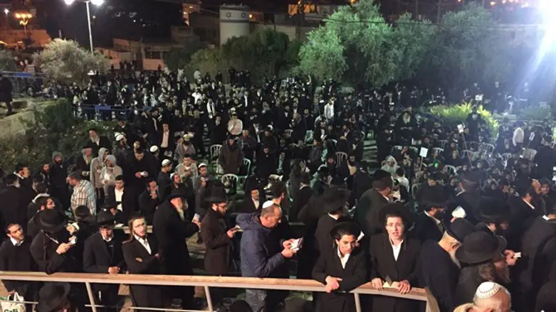 התפילות לשחרורו של הרב ברלנד, אמש