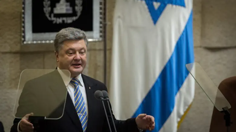 Петр Порошенко в Кнессете