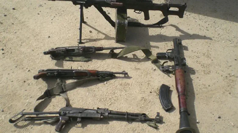 Weapons used by terror cell