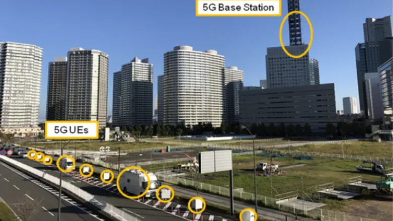 כך נערך מבחן ה-5G ביוקוהמה