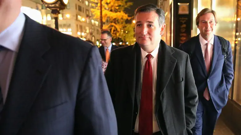 Ted Cruz leaves Trump Tower
