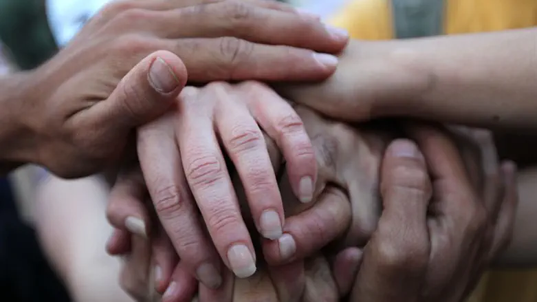 Lending a helping hand (illustration)