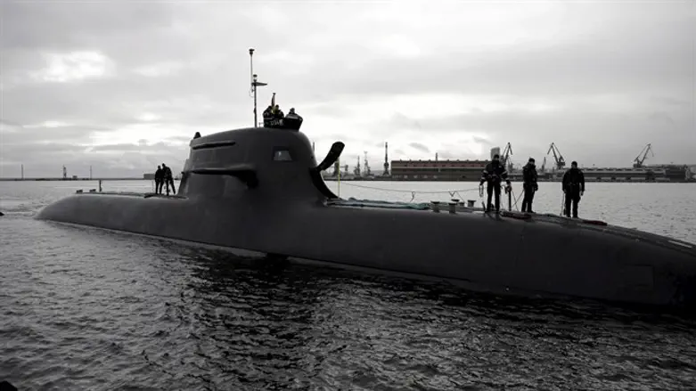 German submarine (illustration)