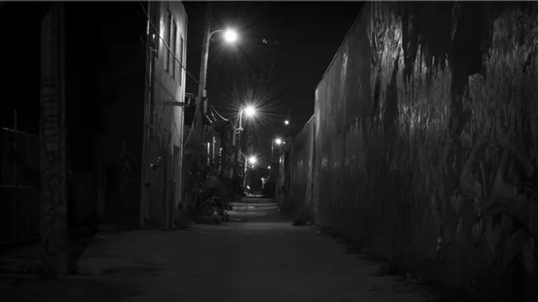 Alley at night