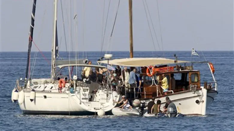 Boat in flotilla to Gaza (archive)