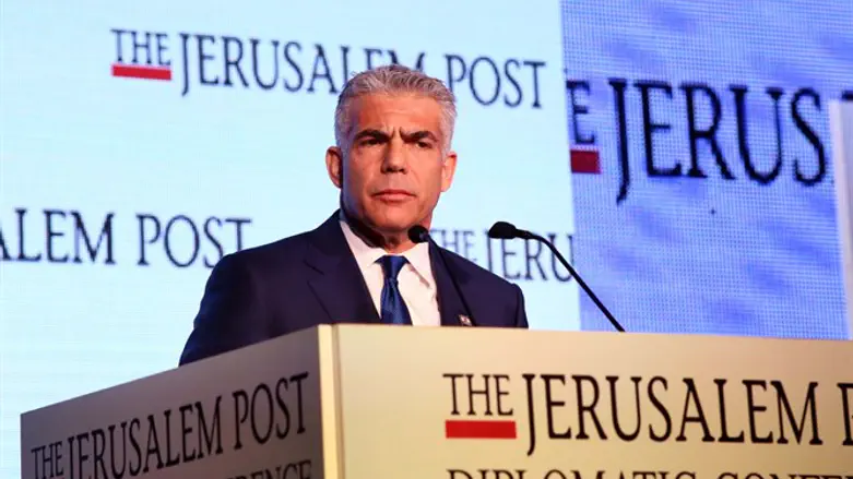 לפיד בוועידה