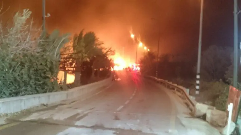 Пожар в Тальмоне