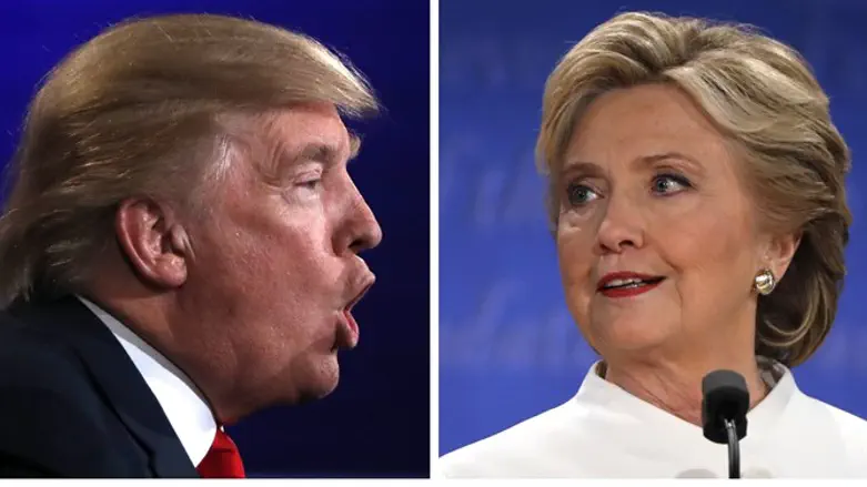 הילארי קלינטון ודונלד טראמפ