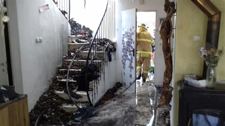 בית שניזוק מהאש