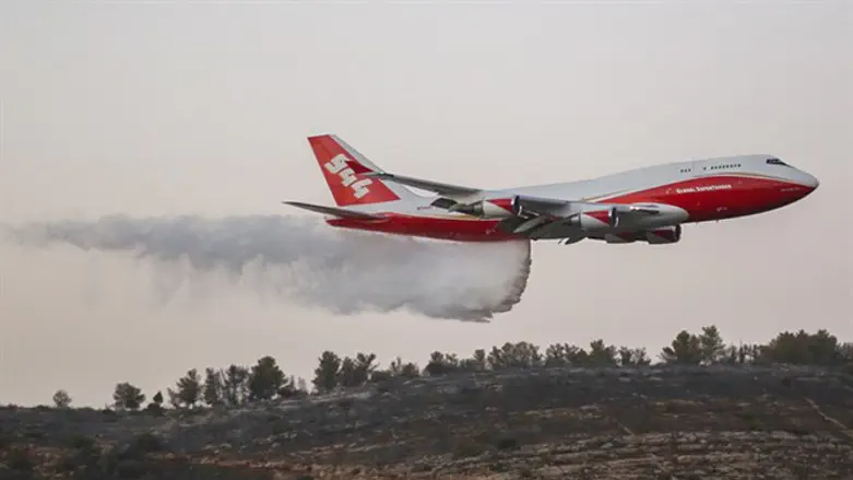 Тушение пожара с воздуха