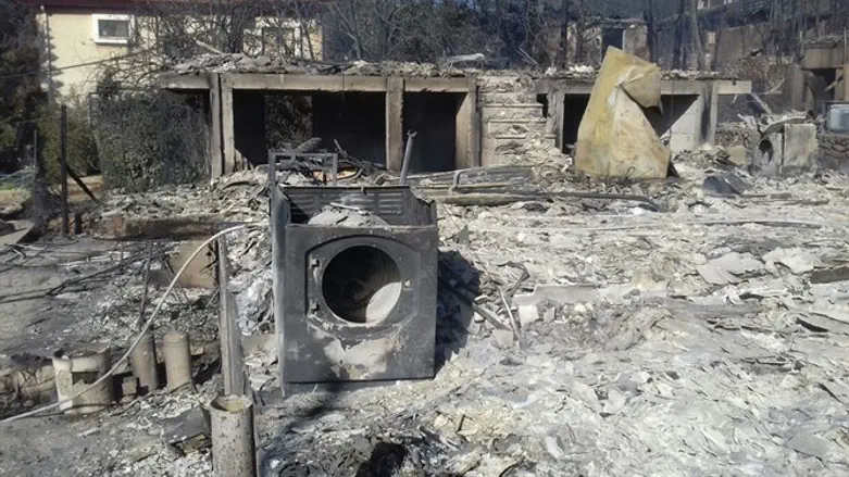 "הבית החדש ייבנה רק בעוד שנתיים". השריפה בנווה צוף