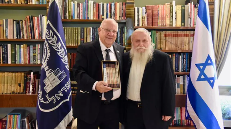 הנשיא ריבלין והרב דרוקמן, השבוע