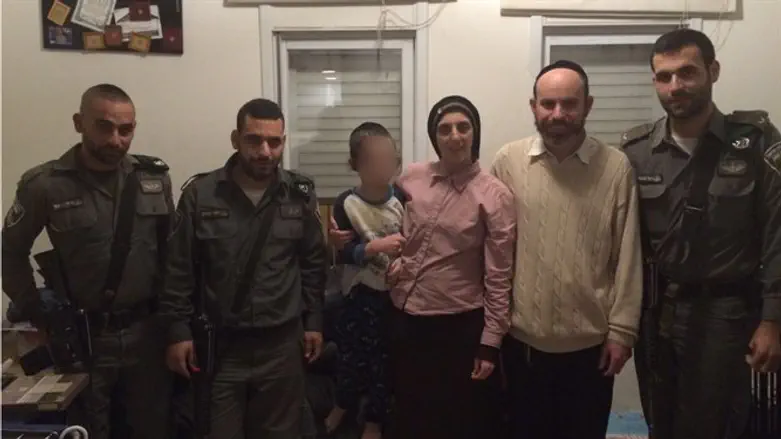 Parents meet officers who rescued their son