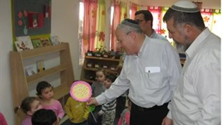 ח"כ אורלב בגן בשומרון