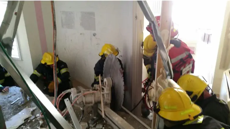 זירת הקריסה בבני ברק