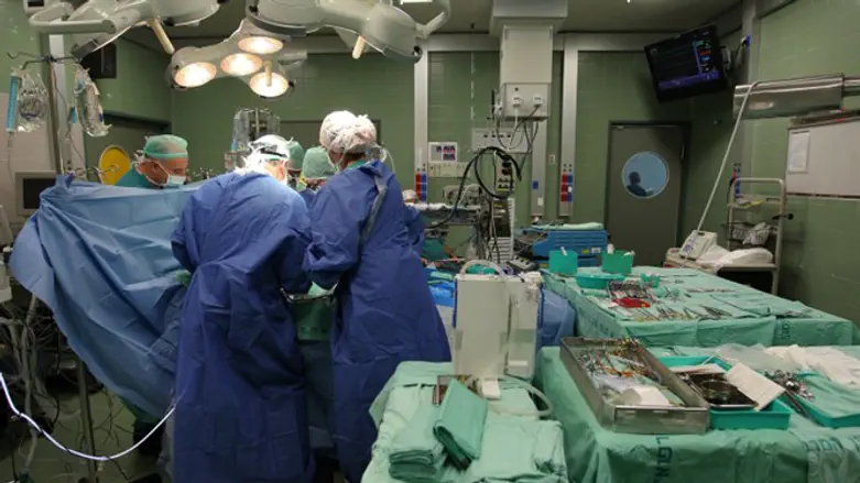 Doctors in an operating room
