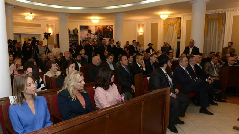 נתניהו ורעייתו במהלך המפגש בקזחסטן