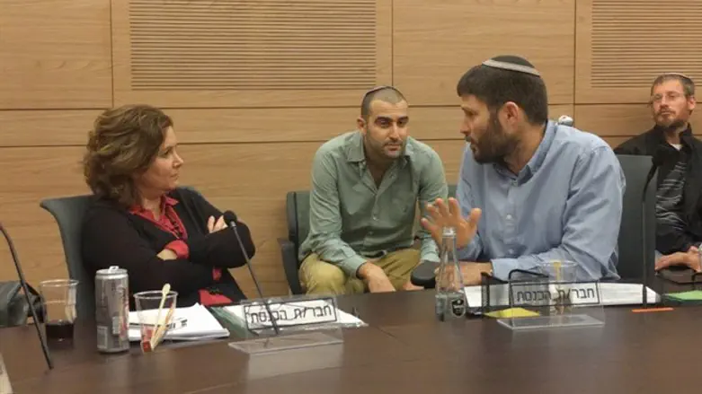 ח"כ סמוטריץ' במהלך הדיון בוועדה, היום