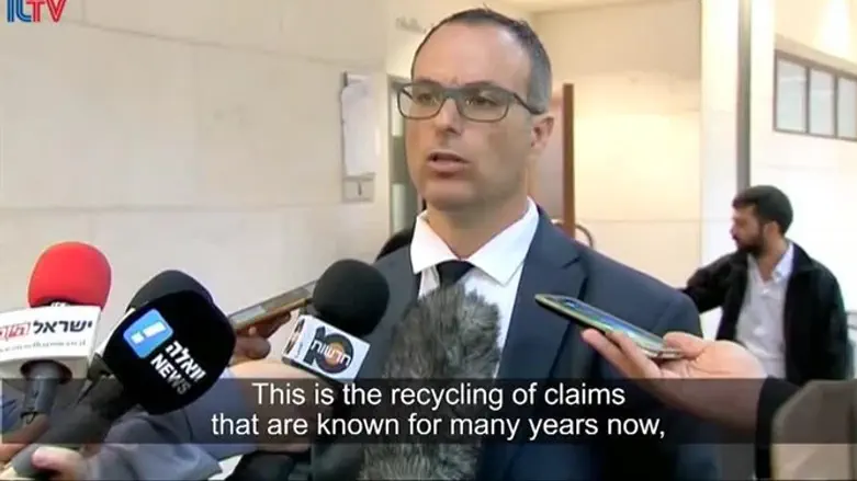 Businessman's attorney speaks with the press