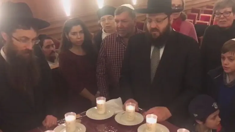 Молебен, проведенный еврейской общиной Берлина