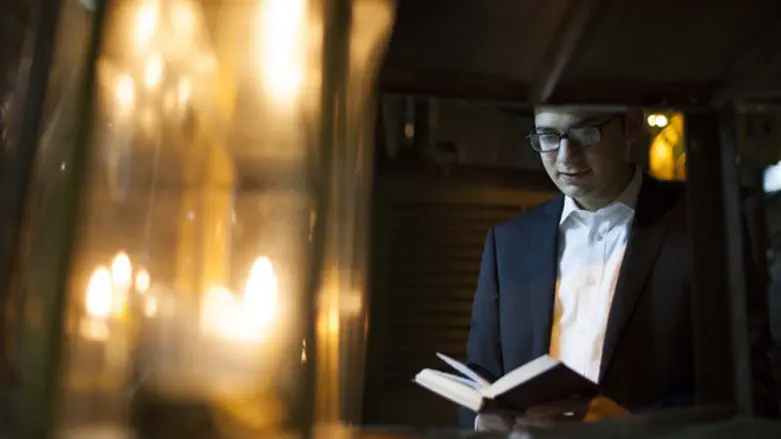Orthodox Jew praying