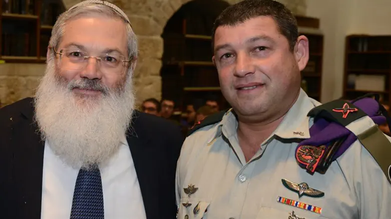 תא"ל וינטר והרב בן דהן
