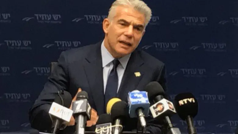 לנהוג באחריות. יאיר לפיד