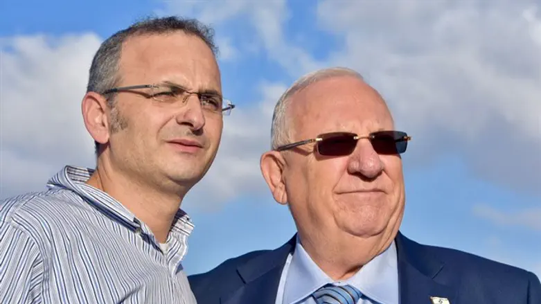 הנשיא ריבלין ושי אלון